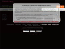 Tablet Screenshot of latinacamtv.com